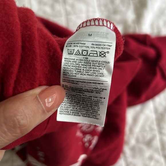 Old Navy Brooklyn Red Crewmeck Sweatshirt - Picture 8 of 8